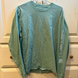 Carhartt Men's Teal Long Sleeve Tee
